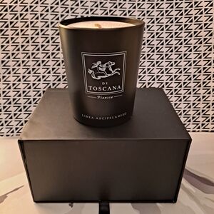 Black Modern Candle  Accent